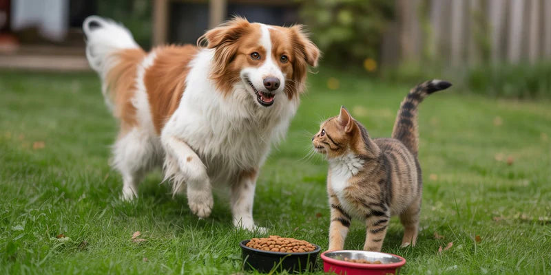 Alimento seco para perros y gatos