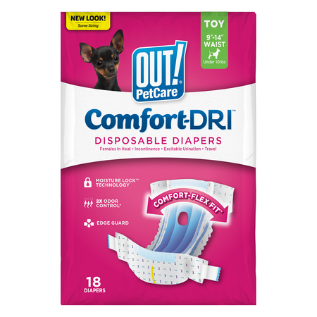 Pañales Desechables para Perras OUT! Comfort-DRI