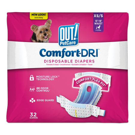 Pañales Desechables para Perras OUT! Comfort-DRI