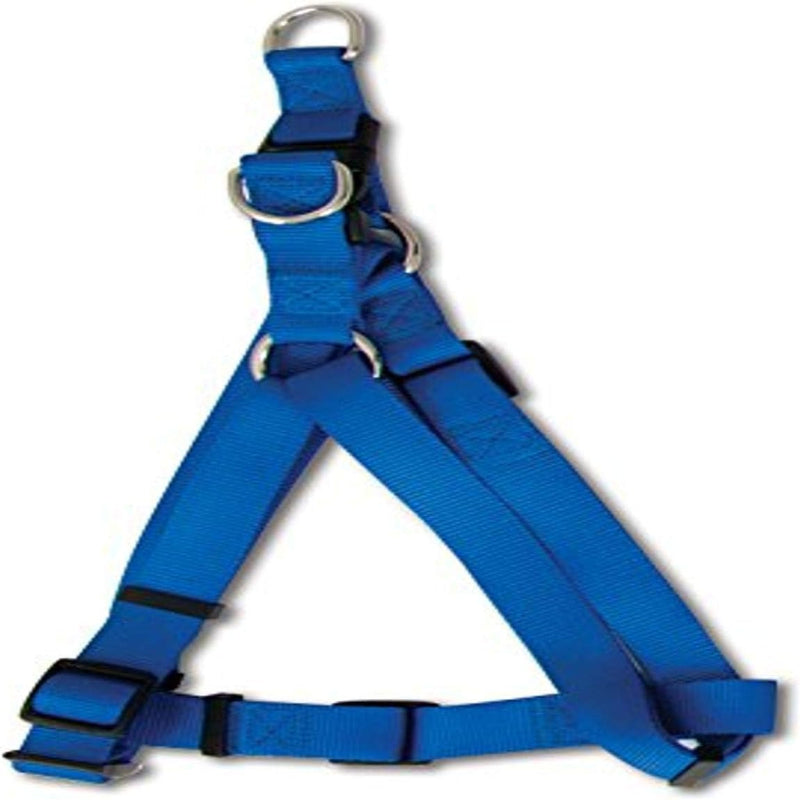 Petmate Nylon Step-In Harness, Blue, 3/8" x 9-15"