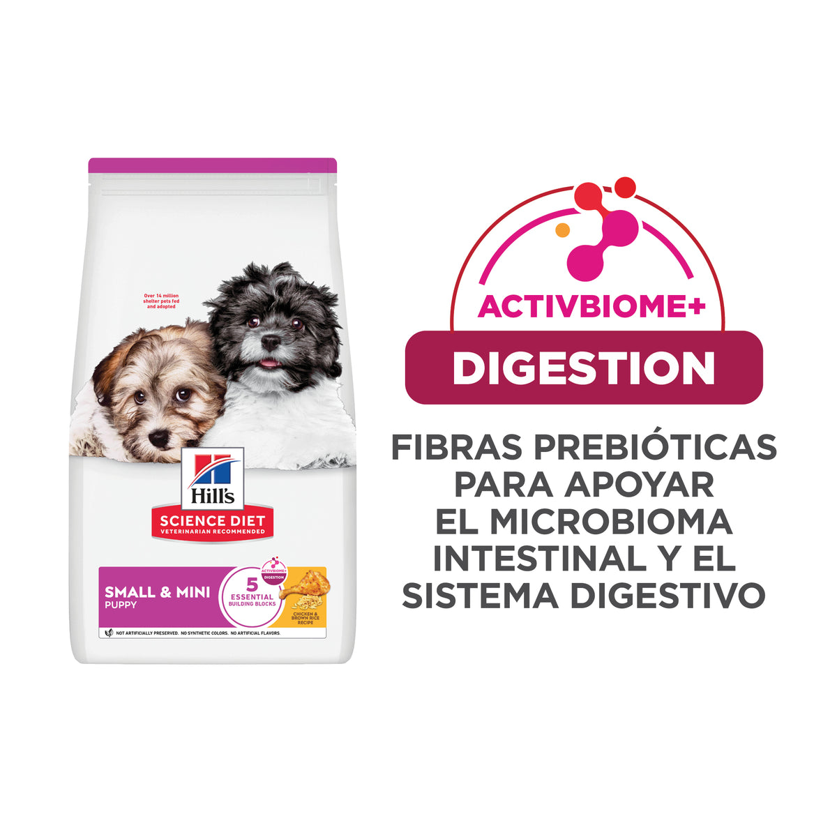 Hill's Science Diet Puppy Small & Mini – Alimento Seco para Cachorros de Razas Pequeñas y Mini