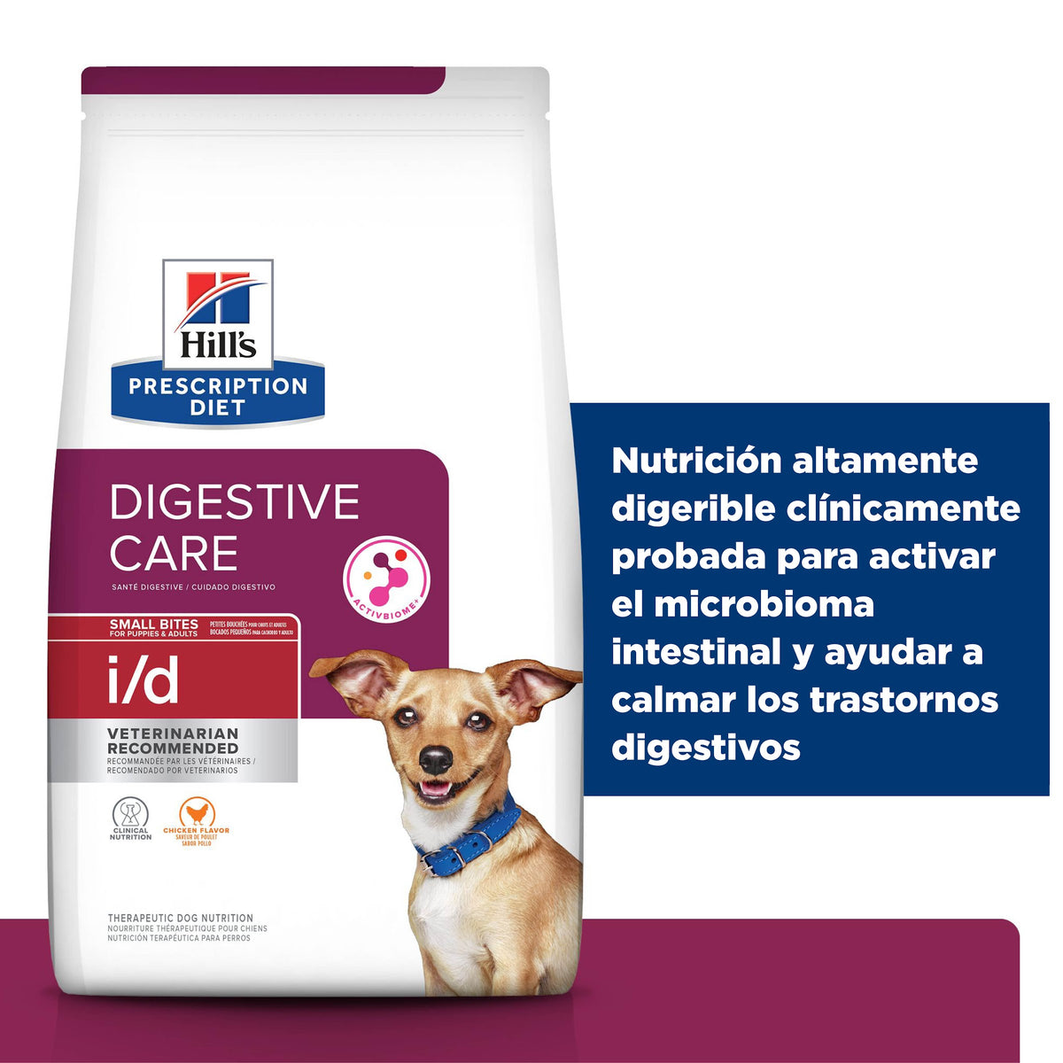 Hill's Prescription Diet i/d Small Bites Cuidado Digestivo – Alimento Seco para Perros 1,5 kg