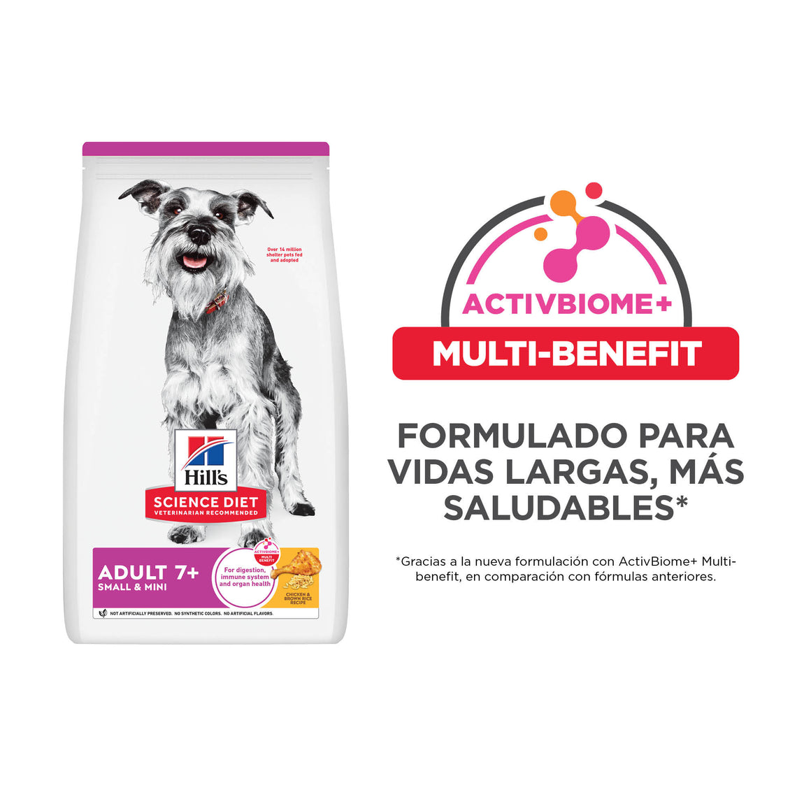 Hill's Science Diet Adult 7+ Small & Mini – Alimento Seco para Perros Senior de Razas Pequeñas y Mini 2 kg