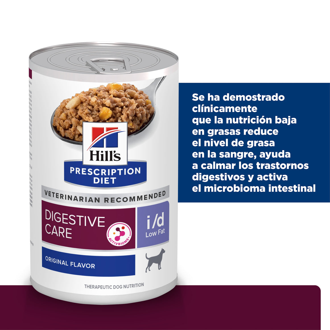 Hill's Prescription Diet i/d Low Fat Cuidado Digestivo – Alimento Húmedo para Perros 369 g