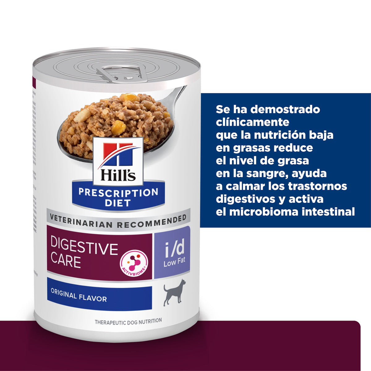 Hill's Prescription Diet i/d Low Fat Cuidado Digestivo – Alimento Húmedo para Perros 369 g