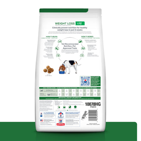Hill's Prescription Diet r/d Control de Peso – Alimento Seco para Perros 1,5 kg