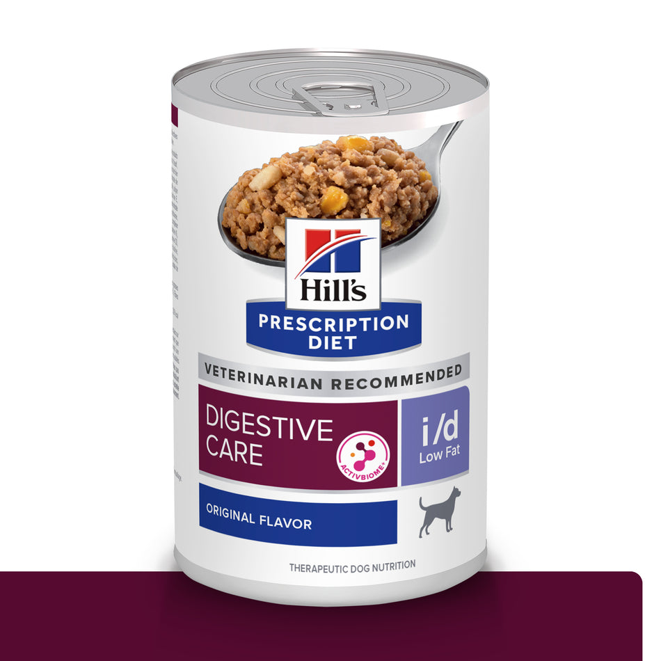 Hill's Prescription Diet i/d Low Fat Cuidado Digestivo – Alimento Húmedo para Perros 369 g
