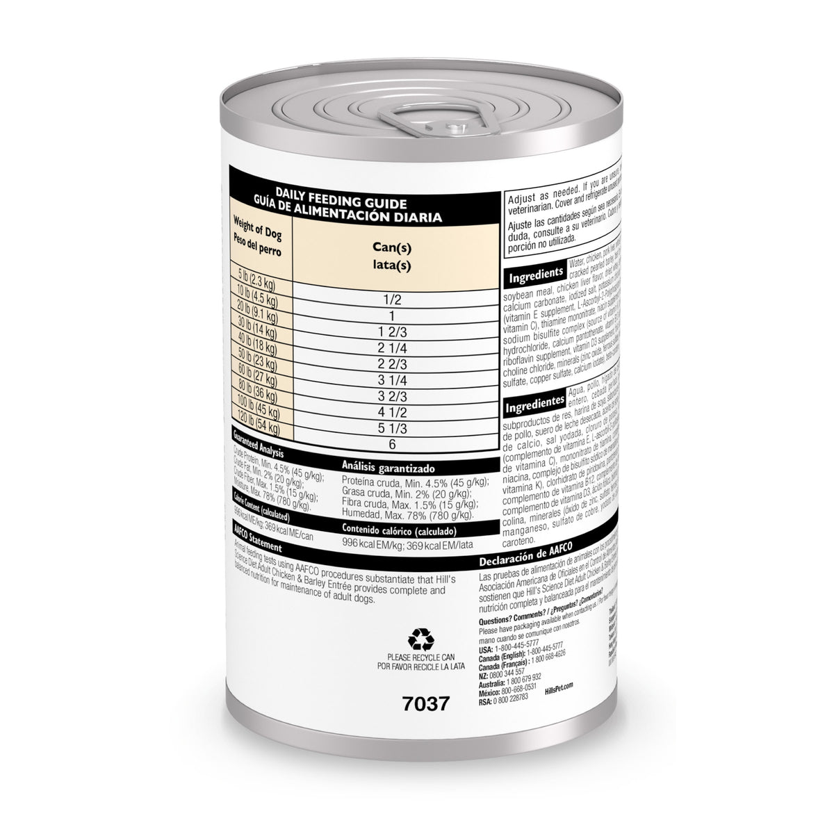 Hill's Science Diet Adult Sabor Pollo – Alimento Húmedo para Perros Adultos 369 g