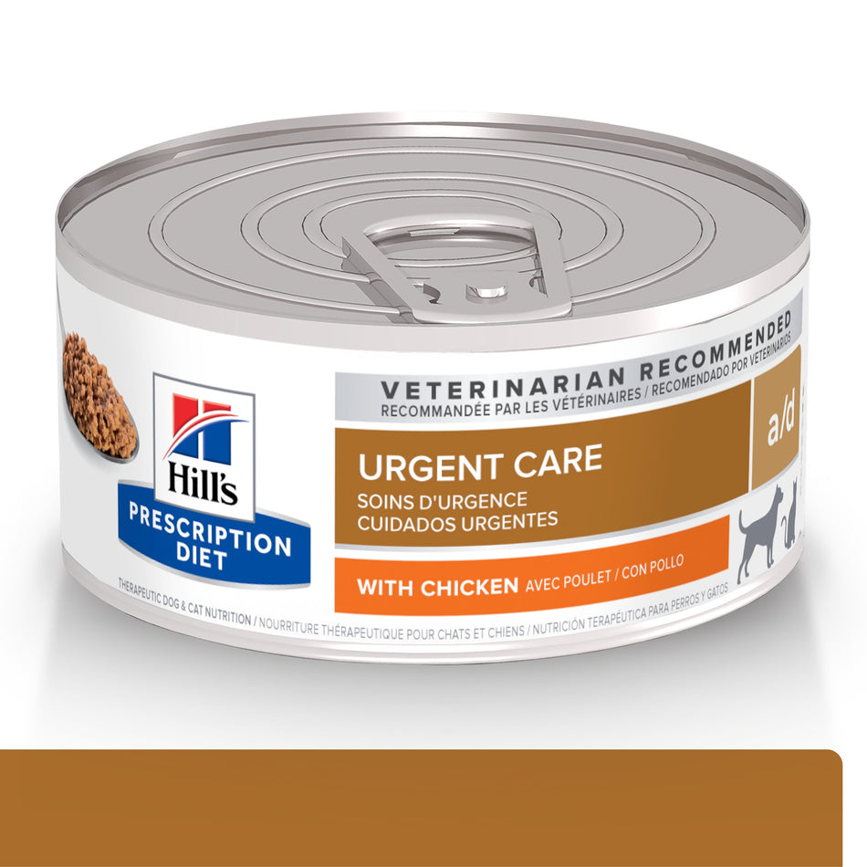 Hill's Prescription Diet a/d Urgent Care – Alimento Húmedo para Perros y Gatos en Recuperación 156 g