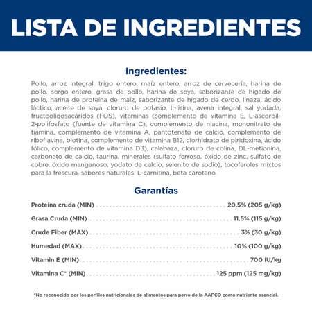 Hill's Science Diet Adult Small & Mini – Alimento Seco para Perros Adultos de Razas Pequeñas y Mini 2 kg