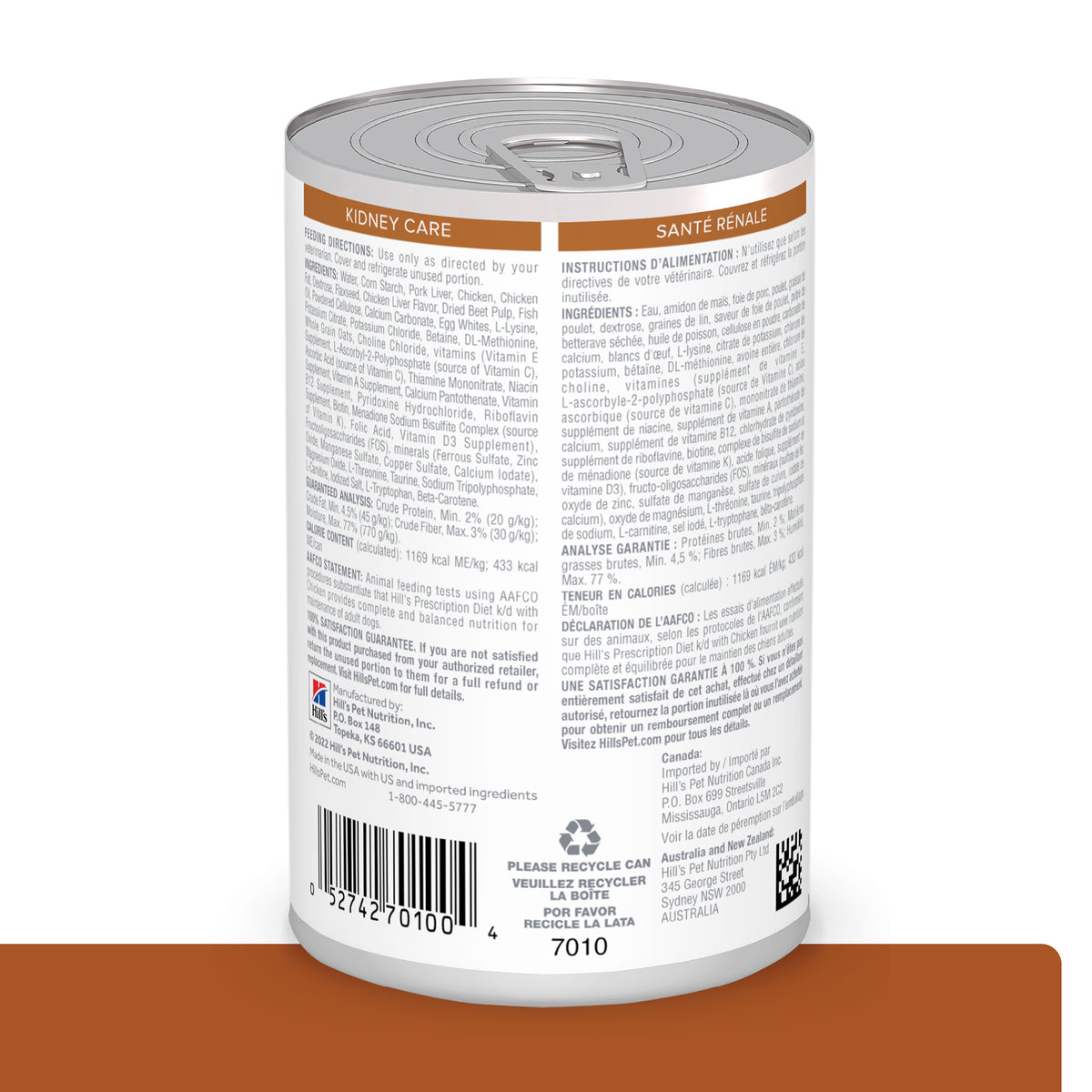 Hill's Prescription Diet k/d Cuidado Renal – Alimento Húmedo para Perros 363 g