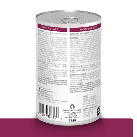 Hill's Prescription Diet i/d Estofado de Pollo y Vegetales – Alimento Húmedo para Perros 354 g