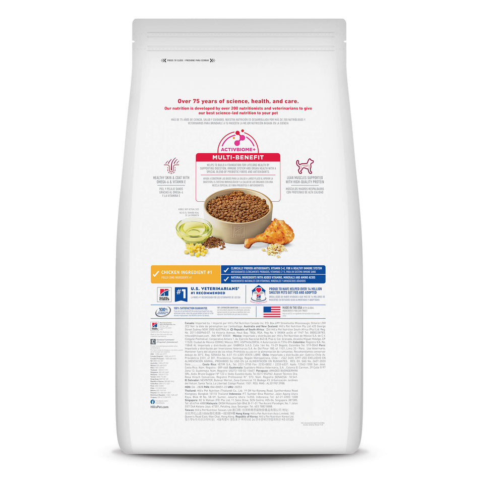 Hill's Science Diet Adult Small Bites – Alimento Seco para Perros Adultos, Bocados Pequeños 2 kg