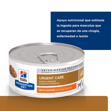 Hill's Prescription Diet a/d Urgent Care – Alimento Húmedo para Perros y Gatos en Recuperación 156 g