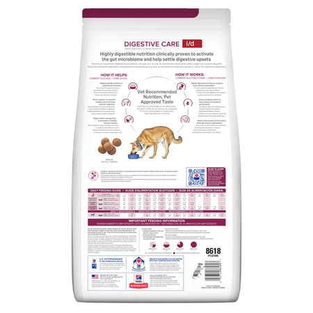 Hill's Prescription Diet i/d Cuidado Digestivo – Alimento Seco para Perros 3,9 kg