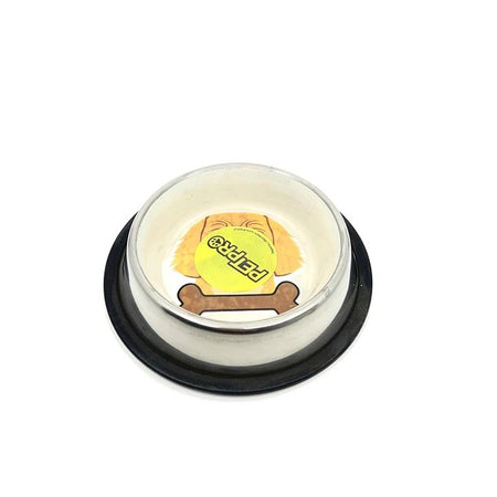 Plato de Acero Antivuelco Ceramic Diseño PetPro – Talla S