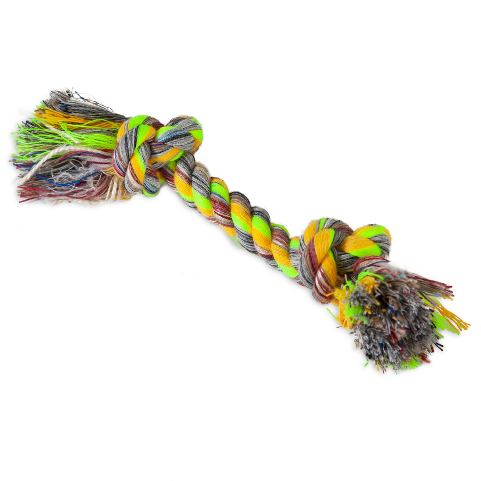 Hueso de Cuerda Booda 2 Nudos Multicolor – Talla XS