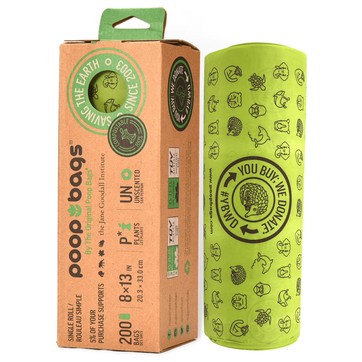Bolsas Poop Bags Rollo Bulk – 200 Bolsas