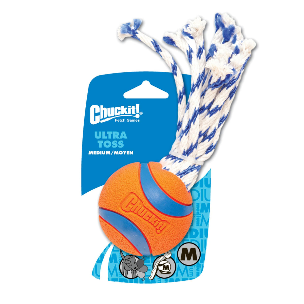Chuckit! Ultra Toss – Pelota con Cuerda Talla M