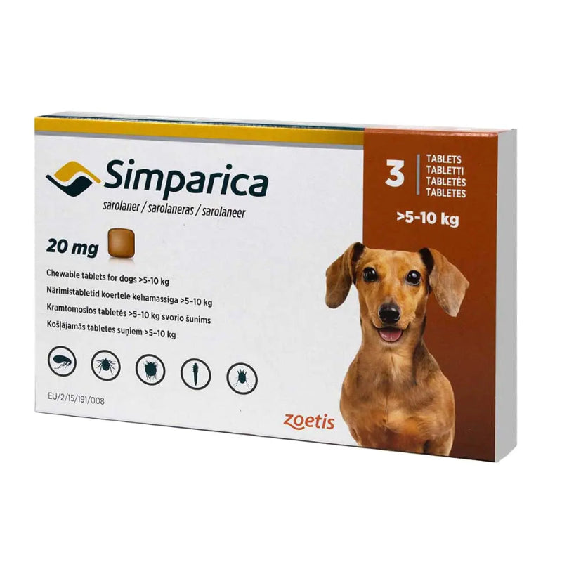 Simparica 20 mg (5 – 10 kg)