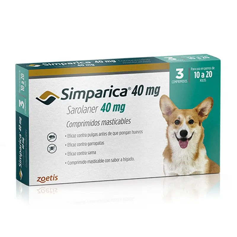 Simparica 10.1 Kg a 20 Kg