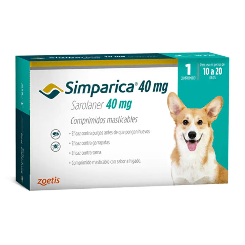 Simparica 10.1 Kg a 20 Kg