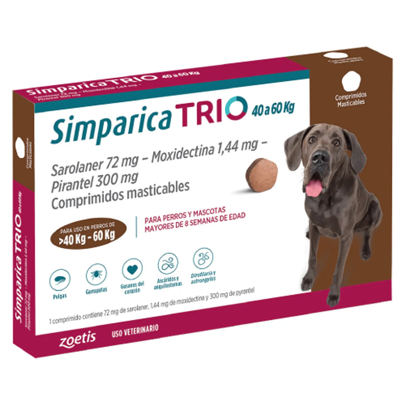 Simparica Trio 40 - 60 Kg