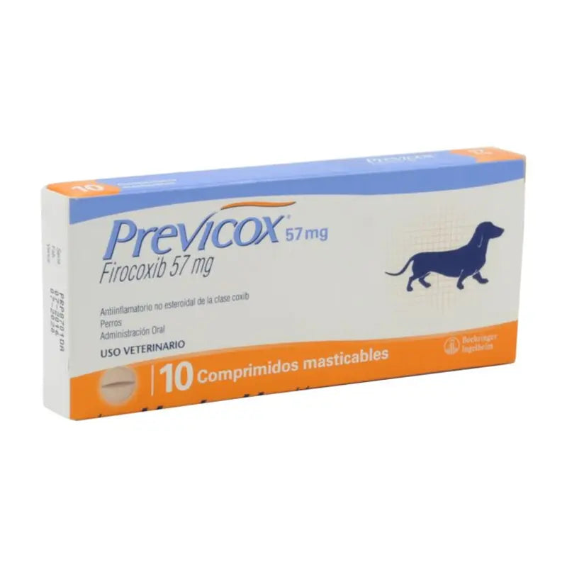 Previcox 57mg 10 comprimidos masticables