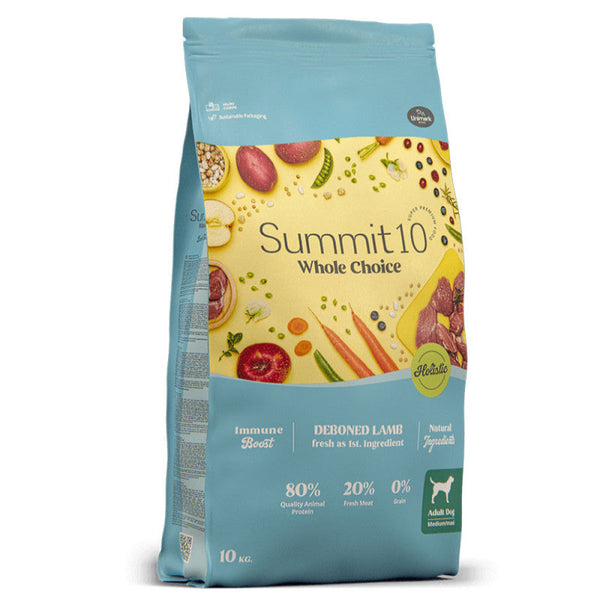Summit 10 whole choice adult lamb para perros