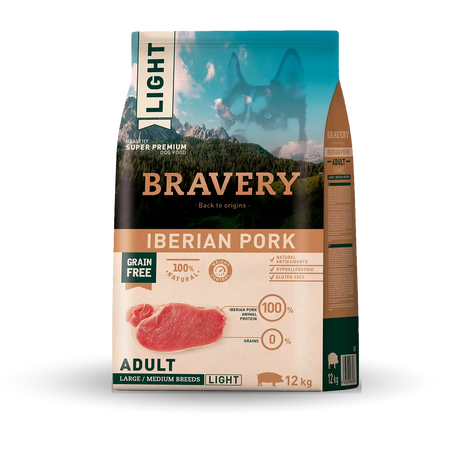 Bravery Light Cerdo Ibérico Adulto razas medianas y grandes