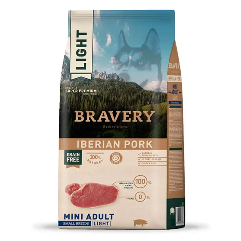 Bravery Light Mini Adulto Cerdo Ibérico  2Kg