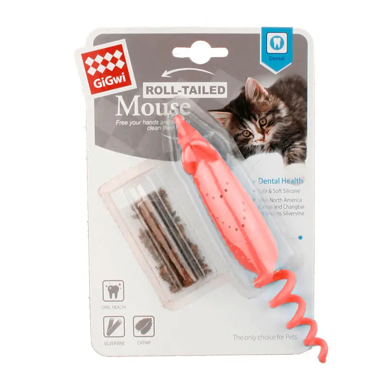 GiGwi Roll-Tailed Mouse