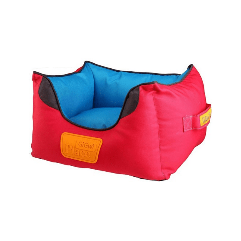 Cama Gigwi Place Cuadrada - Rosado y Azul - Talla M