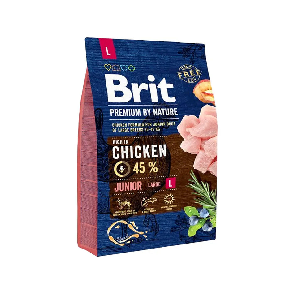 Brit Premium By Nature Junior Large Chiken 3 Kg