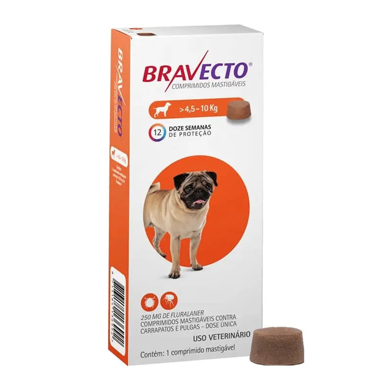 Bravecto para Perros – 4.5 Kg a 10 Kg