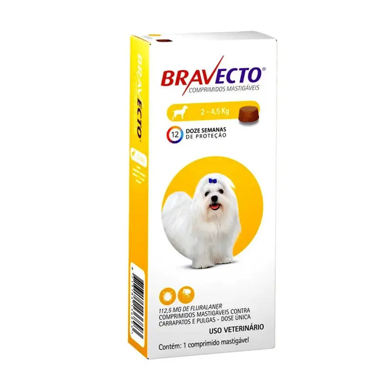 Bravecto para Perros – 2 Kg a 4.5 Kg