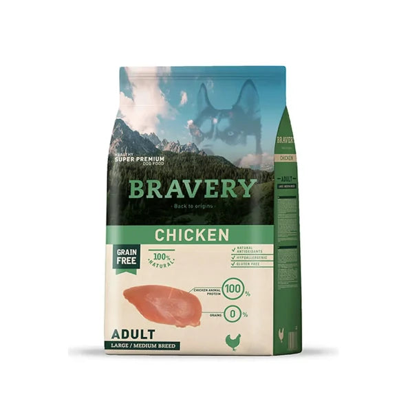 BRAVERY CHICKEN ADULT LARGE /MEDIUM BREEDS