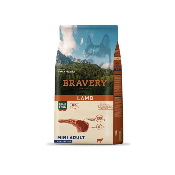 BRAVERY CORDERO MINI ADULTO 2KG