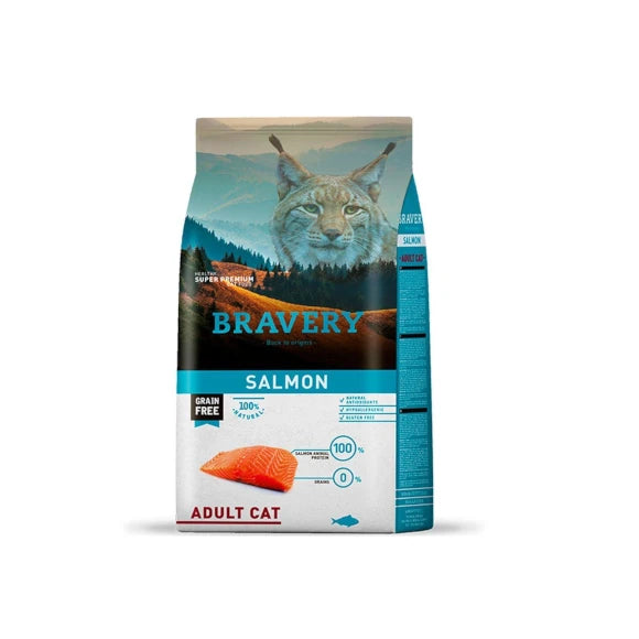 BRAVERY SALMÓN GATO ADULTO 7KG