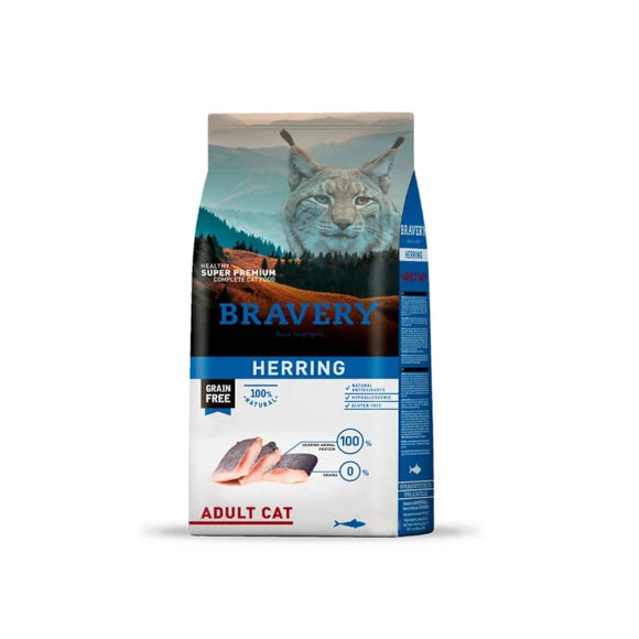 BRAVERY HERRING ADULT CAT 2 KG