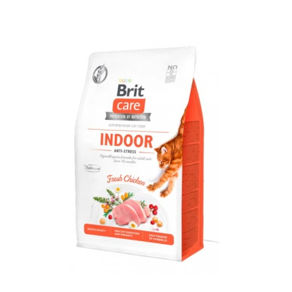 BRIT CARE CAT GRAIN-FREE INDOOR ANTI-STRESS 7 KG