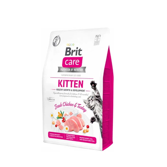 BRIT CARE CAT GRAIN-FREE KITTEN HEALTHY GROWTH & DEVELOPMENT 7 KG