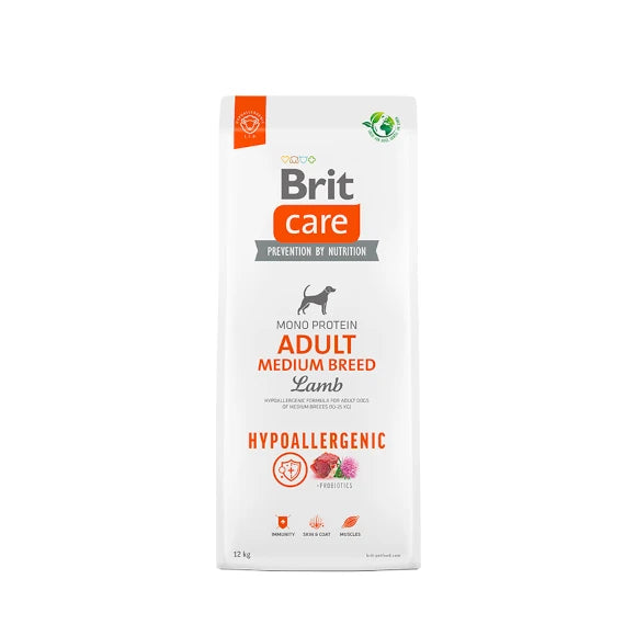 BRIT CARE DOG HYPOALLERGENIC ADULT MEDIUM BREED LAMB