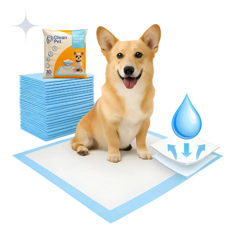 Sabanillas Clean Pet 60x60cm 30 Unidades Adhesivas para Mascotas