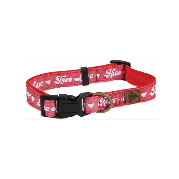MUTT NATION COLLAR ROJO LETRAS M DVPET