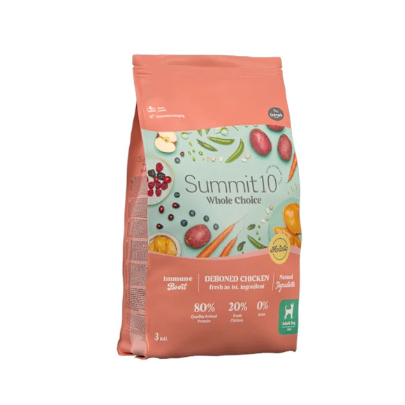 SUMMIT 10 WHOLE CHOICE ADULT MINI CHICKEN 3 KG