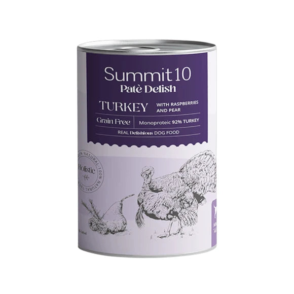 SUMMIT PATE DELISH WITH TURKEY FOR DOGS 400G