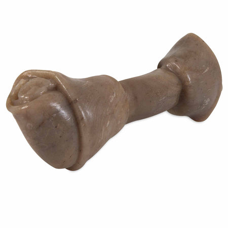 BarkBone Hueso Estilo Cuero de Nylon Sabor Tocino – Talla S